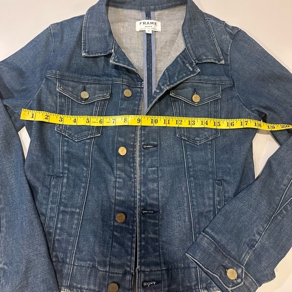FRAME Denim Jacket Size Small - Picture 4 of 6